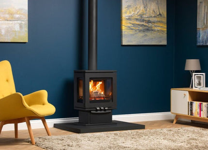 Charlton & Jenrick Purevision LPV5 Op Voetstuk Houtkachel Sfeerhaard Elektrische haard Open haard Verwarming Tuinhaard Terrasverwarming Kachel 1