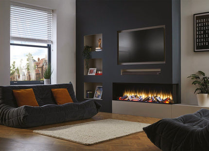 Charlton & Jenrick i-500e Deep Corner Sfeerhaard Elektrische haard Open haard Verwarming Tuinhaard Terrasverwarming Kachel 2
