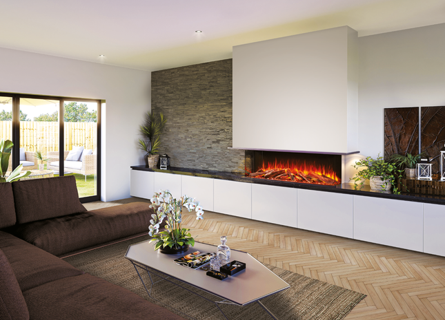 Fair Fires Tru Vizion Pano 1500 Sfeerhaard Elektrische haard Open haard Verwarming Tuinhaard Buitenhaard Terrasverwarming Kachel Inbouwhaard Sfeervol Warmte 1