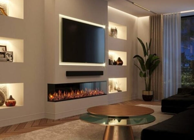 Fair Fires Tru Vizion Pano 2000 Sfeerhaard Elektrische haard Open haard Verwarming Tuinhaard Buitenhaard Terrasverwarming Kachel Inbouwhaard Sfeervol Warmte 1