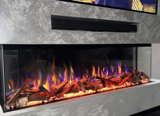 Fair Fires Tru Vizion Pano 2000 Sfeerhaard Elektrische haard Open haard Verwarming Tuinhaard Buitenhaard Terrasverwarming Kachel Inbouwhaard Sfeervol Warmte 2