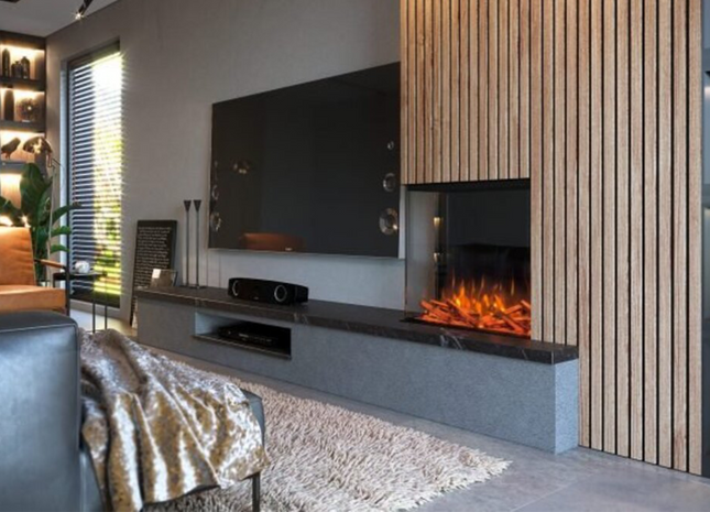 Fair Fires Tru Vizion Pano 700 Sfeerhaard Elektrische haard Open haard Verwarming Tuinhaard Buitenhaard Terrasverwarming Kachel Inbouwhaard Sfeervol Warmte 1