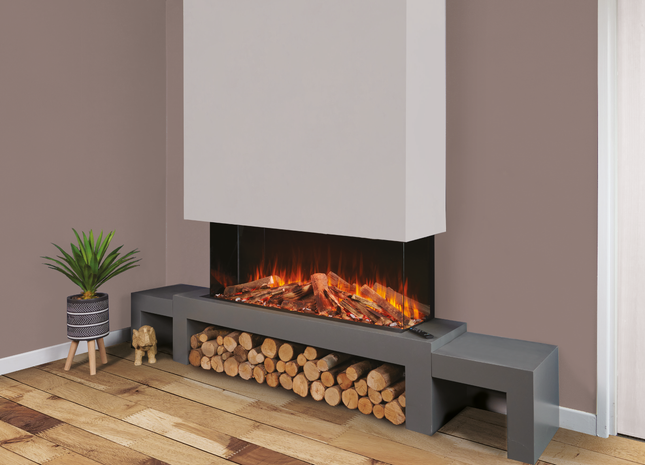 Fair Fires Tru Vizion Solution 1250 Sfeerhaard Elektrische haard Open haard Verwarming Tuinhaard Buiten Buitenhaard Terrasverwarming Kachel Inbouwhaard 2