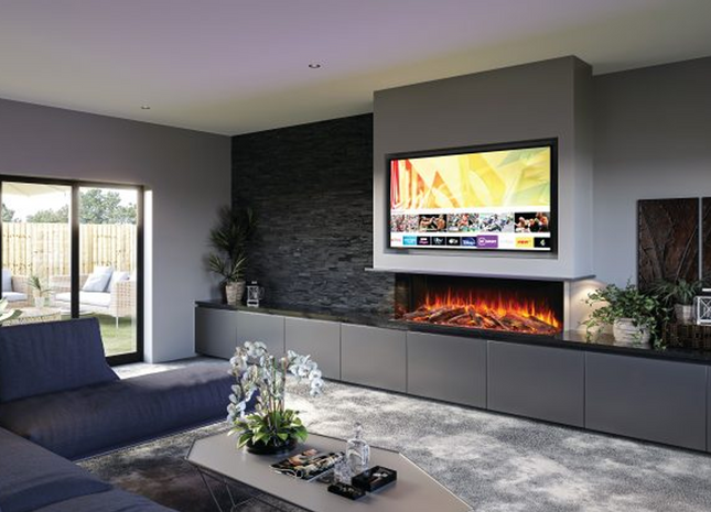 Fair Fires Tru Vizion Solution 1500 Sfeerhaard Elektrische haard Open haard Verwarming Tuinhaard Buiten Buitenhaard Terrasverwarming Kachel Inbouwhaard 2
