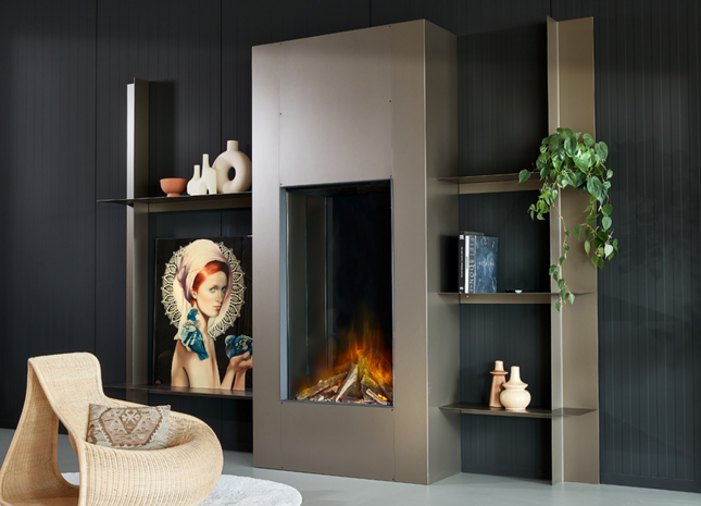 Fair Fires Tru Vizion Solution 750 High Sfeerhaard Elektrische haard Open haard Verwarming Tuinhaard Buiten Buitenhaard Terrasverwarming Kachel Inbouwhaard 2