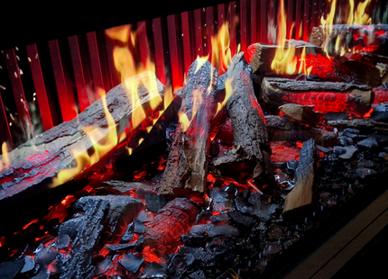 Trimline Fires iX13 Solus vlameffect close-up