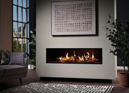 Trimline Fires iX15 Solus elektrische haard modern interieur