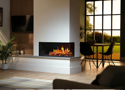 Trimline iX10 Solus elektrische haard modern interieur