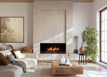 Trimline iX10 Solus elektrische haard sfeerbeeld woonkamer