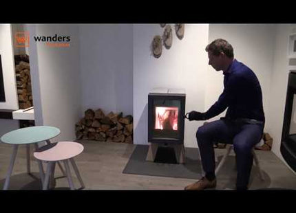 Wanders Oak Concrete houtkachel