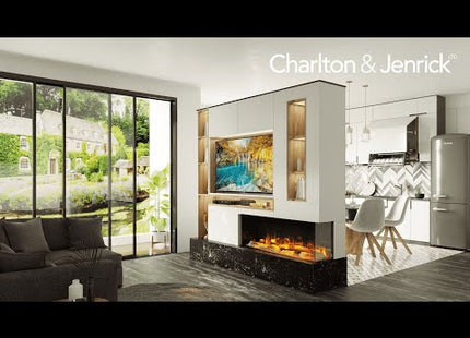 Charlton & Jenrick i-750 Deep Front Sfeerhaard Elektrische haard Open haard Verwarming Tuinhaard Terrasverwarming Kachel 5