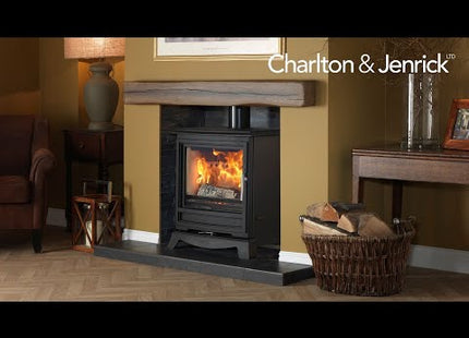Charlton & Jenrick Purevision Heritage 5kW Houtkachel Sfeerhaard Elektrische haard Open haard Verwarming Tuinhaard Terrasverwarming Kachel 2