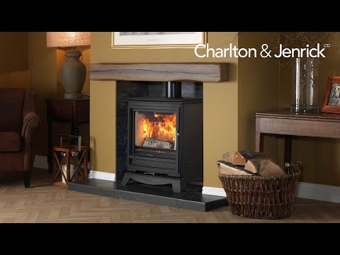 Charlton & Jenrick Purevision Heritage 5kW Houtkachel Sfeerhaard Elektrische haard Open haard Verwarming Tuinhaard Terrasverwarming Kachel 2