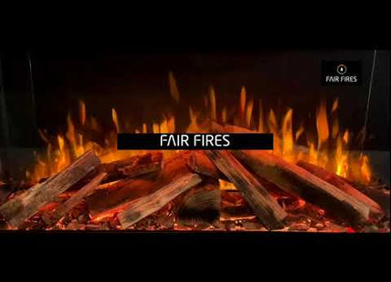 Fair Fires Tru Vizion Solution 1500 Sfeerhaard Elektrische haard Open haard Verwarming Tuinhaard Buiten Buitenhaard Terrasverwarming Kachel Inbouwhaard 1