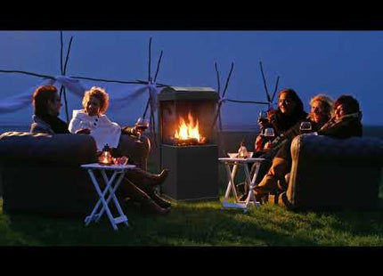 Faber The Buzz Tuinhaard  buitenhaard buiten Terrasverwarming Gashaard Open Haard Elektrische Haard Verwarming Kachel Sfeerhaard Inbouwhaard Sfeervol Warmte Sfeer Gebruiksvriendelijk Haardenspecialist 1