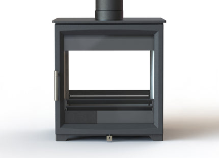 Charlton & Jenrick Fireline Woodtec 8 kW doorkijk haard