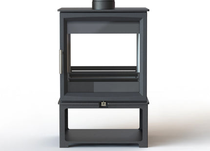 Charlton & Jenrick Fireline Woodtec 8 kW doorkijk haard